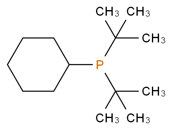 di-tert-butyl(cyclohexyl)phosphane_分子结构_CAS_436865-11-1