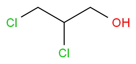 2,3-dichloropropan-1-ol_分子结构_CAS_616-23-9