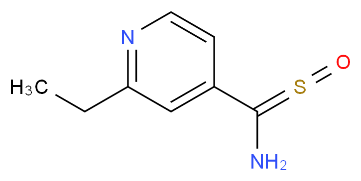 Ethionamide Sulfoxide_分子结构_CAS_536-28-7)
