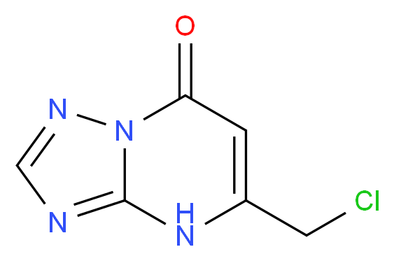 5-(chloromethyl)[1,2,4]triazolo[1,5-a]pyrimidin-7(4H)-one_分子结构_CAS_)