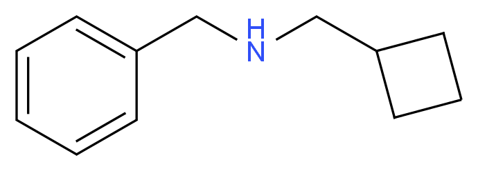 N-benzyl-1-cyclobutylmethanamine_分子结构_CAS_356539-83-8)