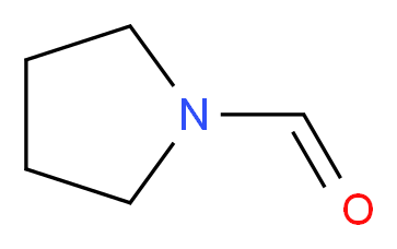 1-甲酰吡咯烷_分子结构_CAS_3760-54-1)