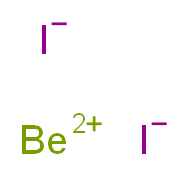 Beryllium iodide_分子结构_CAS_7787-53-3)