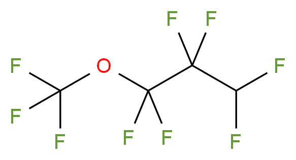 1,1,2,2,3,3-hexafluoro-1-(trifluoromethoxy)propane_分子结构_CAS_67490-36-2