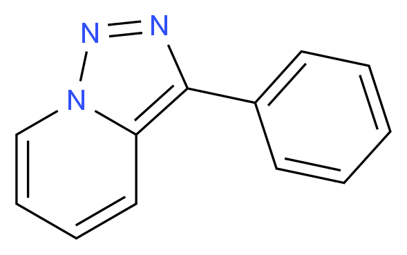 3-phenyl-[1,2,3]triazolo[1,5-a]pyridine_分子结构_CAS_832-81-5