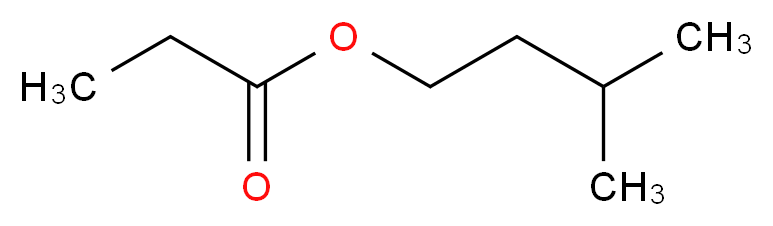 ISOAMYL PROPIONATE_分子结构_CAS_105-68-0)