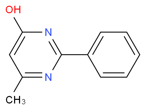 6-methyl-2-phenylpyrimidin-4-ol_分子结构_CAS_13514-79-9