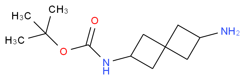 tert-butyl N-{6-aminospiro[3.3]heptan-2-yl}carbamate_分子结构_CAS_)