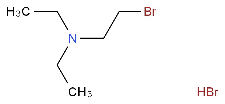 (2-bromoethyl)diethylamine hydrobromide_分子结构_CAS_1069-72-3