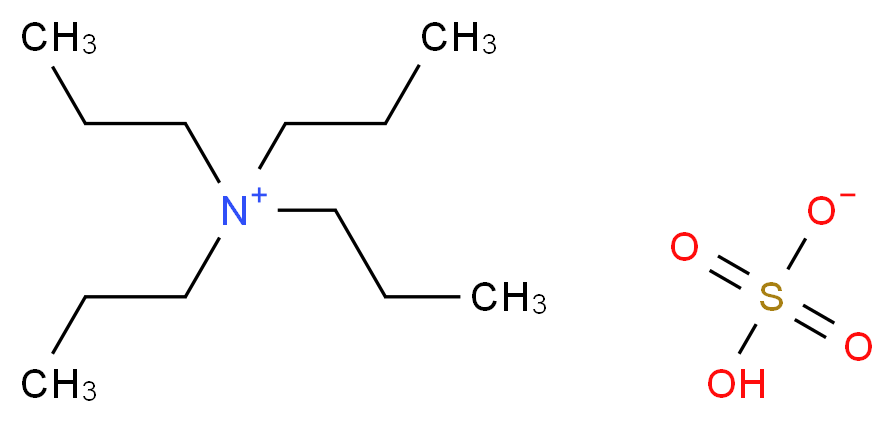 四正丙基硫酸氢铵_分子结构_CAS_56211-70-2)