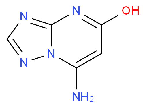 7-amino[1,2,4]triazolo[1,5-a]pyrimidin-5-ol_分子结构_CAS_35186-69-7)