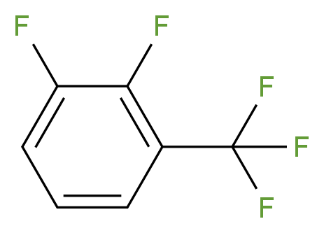 1,2-difluoro-3-(trifluoromethyl)benzene_分子结构_CAS_64248-59-5