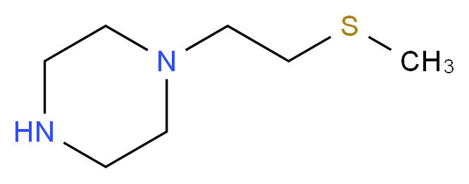 1-[2-(methylthio)ethyl]piperazine_分子结构_CAS_56764-71-7)