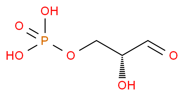 Glyceraldehyde 3-phosphate_分子结构_CAS_591-59-3)