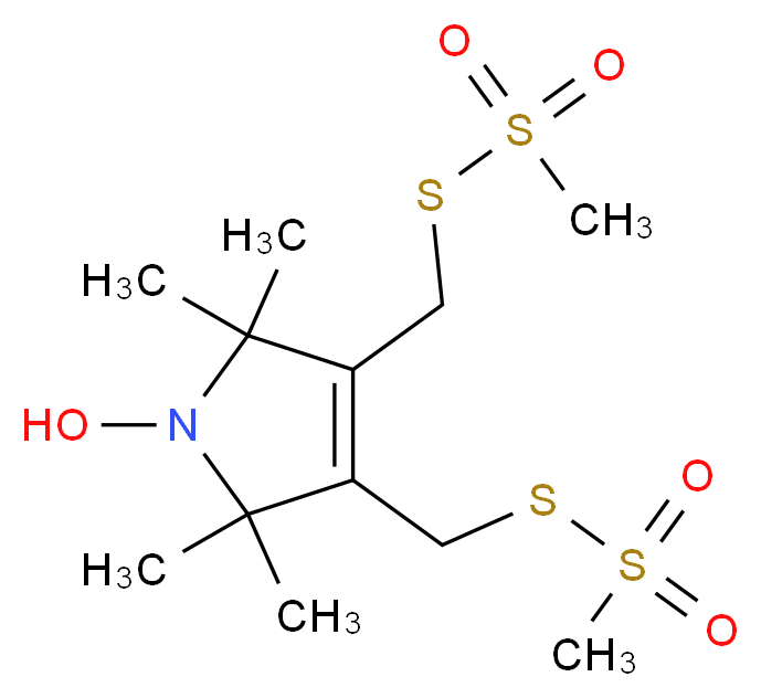 Bis-(2-methanethiosulfonatoethyl)methylamine_分子结构_CAS_16216-82-3)