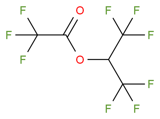 Hexafluoroisopropyl trifluoroacetate_分子结构_CAS_42031-15-2)