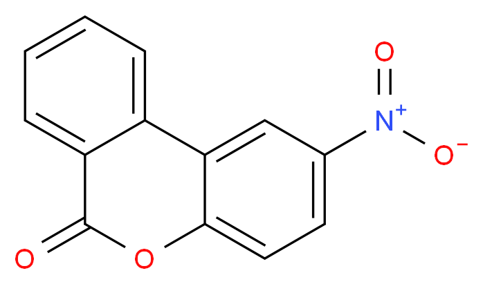 2-nitro-6H-benzo[c]chromen-6-one_分子结构_CAS_6623-66-1