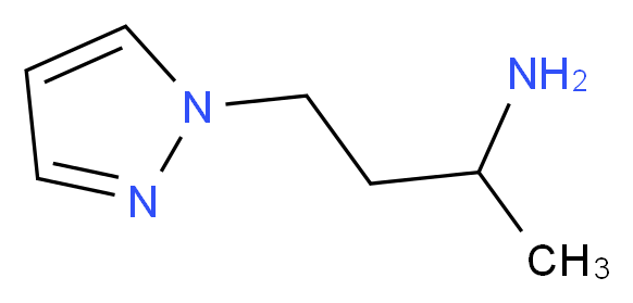 4-(1H-pyrazol-1-yl)butan-2-amine_分子结构_CAS_97383-20-5)