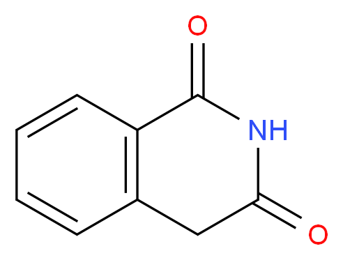 isoquinoline-1,3(2H,4H)-dione_分子结构_CAS_4456-77-3)