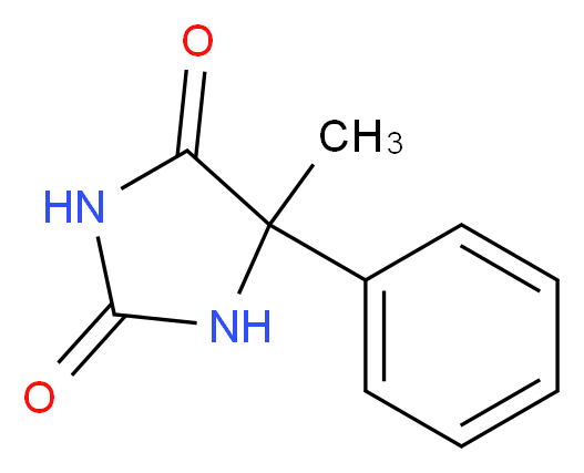 5-methyl-5-phenylimidazolidine-2,4-dione_分子结构_CAS_6843-49-8