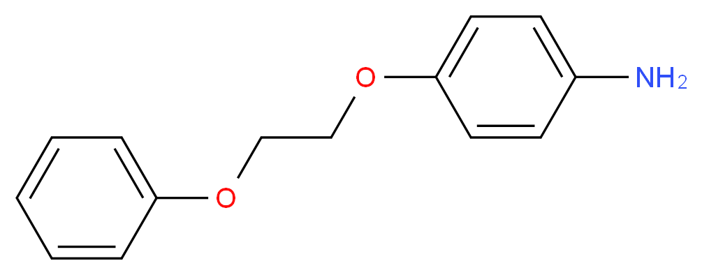 4-(2-phenoxyethoxy)aniline_分子结构_CAS_35965-96-9