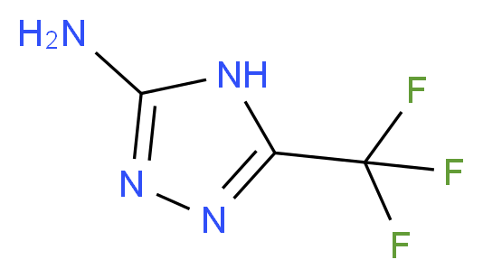 3-(trifluoromethyl)-1H-1,2,4-triazol-5-amine_分子结构_CAS_25979-00-4)