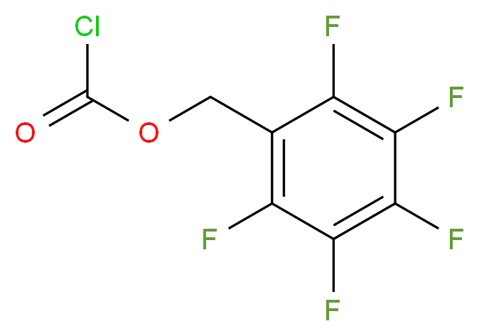 Pentafluorobenzyl chloroformate 97%_分子结构_CAS_53526-74-2)