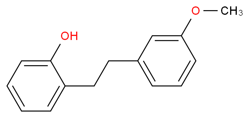 2-(3-Methoxyphenethyl)phenol_分子结构_CAS_167145-13-3)