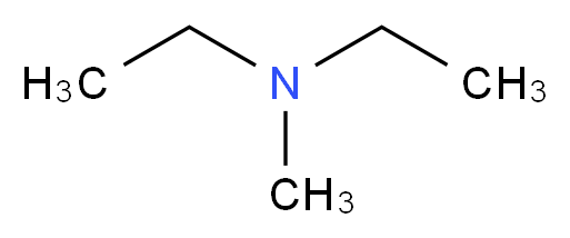 diethyl(methyl)amine_分子结构_CAS_616-39-7