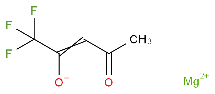 magnesium(2+) ion 1,1,1-trifluoro-4-oxopent-2-en-2-olate_分子结构_CAS_53633-79-7