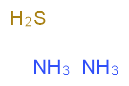 硫化铵 溶液_分子结构_CAS_12135-76-1)