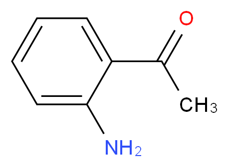 1-(2-Aminophenyl)ethanone_分子结构_CAS_551-93-9)