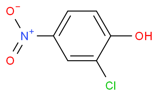 2-氯-4-硝基苯酚_分子结构_CAS_619-08-9)