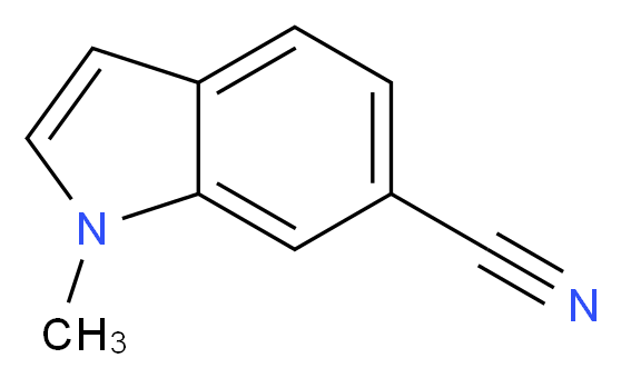 1-methyl-1H-indole-6-carbonitrile_分子结构_CAS_20996-87-8