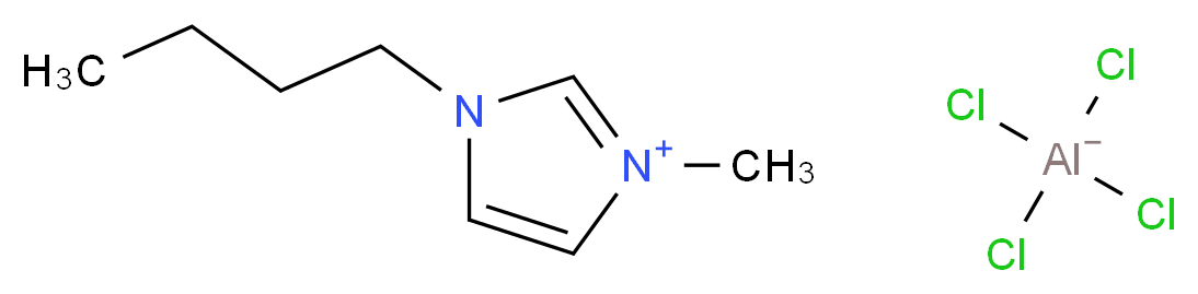 1-丁基-3-甲基咪唑鎓四氯铝酸盐_分子结构_CAS_80432-09-3)