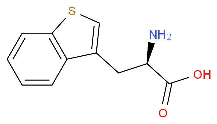 3-Benzo[b]thiophen-3-yl-D-alanine_分子结构_CAS_111139-55-0)