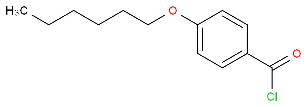 4-己氧基苯甲酰氯_分子结构_CAS_39649-71-3)