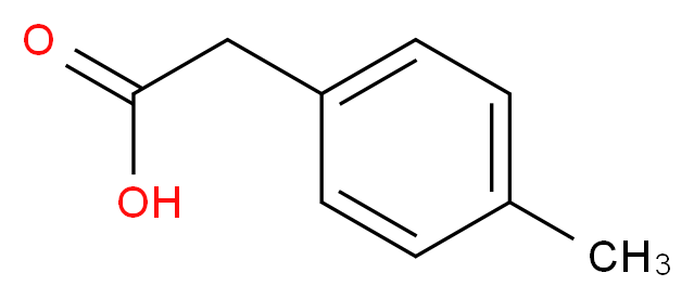 p-TOLYLACETIC ACID_分子结构_CAS_622-47-9)