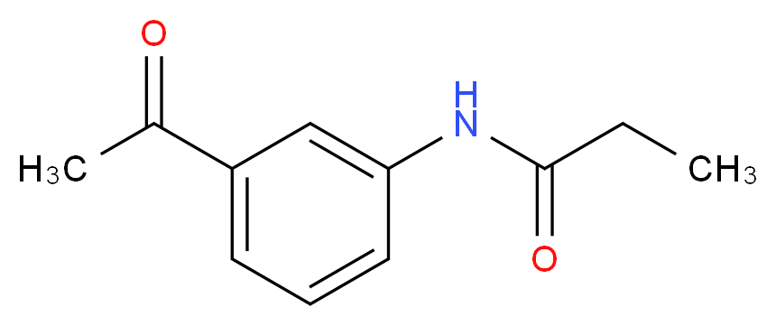N-(3-Acetylphenyl)propanamide_分子结构_CAS_39569-28-3)