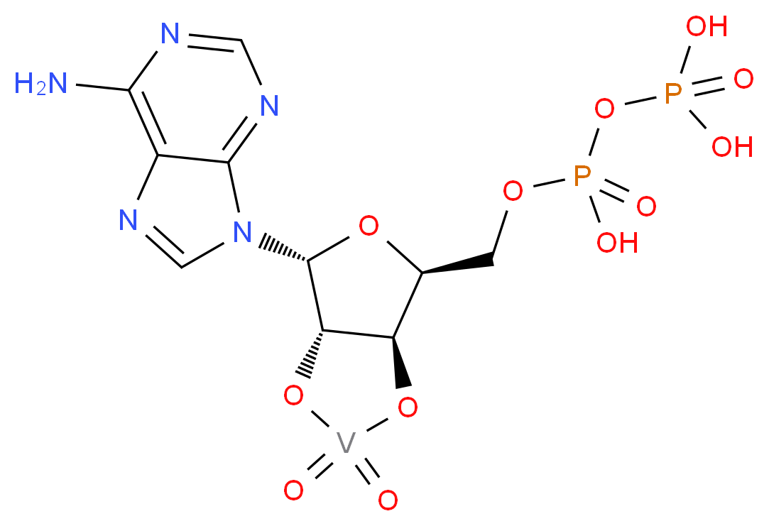 Adenosine-5'-Diphosphate-2',3'-Vanadate_分子结构_CAS_)
