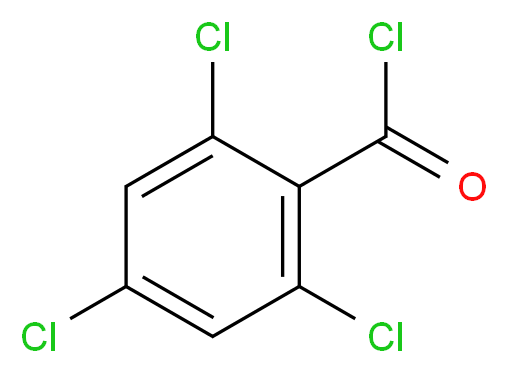 2,4,6-三氯苯甲酰氯_分子结构_CAS_4136-95-2)