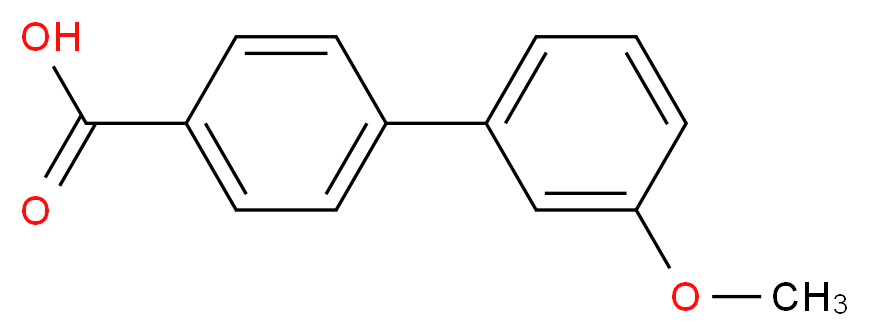 3'-methoxybiphenyl-4-carboxylic acid_分子结构_CAS_5783-36-8)