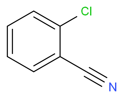 2-chlorobenzonitrile_分子结构_CAS_873-32-5