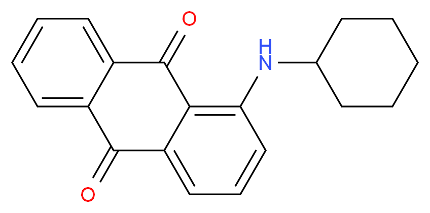 1-(cyclohexylamino)anthracene-9,10-dione_分子结构_CAS_71832-19-4)