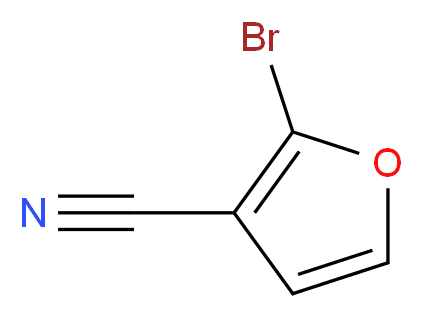 2-bromofuran-3-carbonitrile_分子结构_CAS_921939-06-2