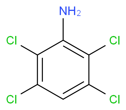 2,3,5,6-四氯苯胺_分子结构_CAS_3481-20-7)