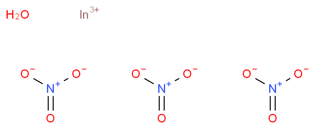 水合硝酸铟(III)_分子结构_CAS_207398-97-8)