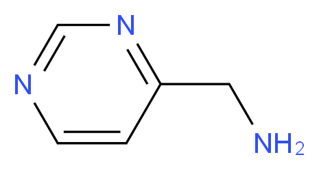 4-AMINOMETHYLPYRIMIDINE_分子结构_CAS_45588-79-2)