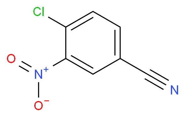 4-chloro-3-nitrobenzonitrile_分子结构_CAS_939-80-0
