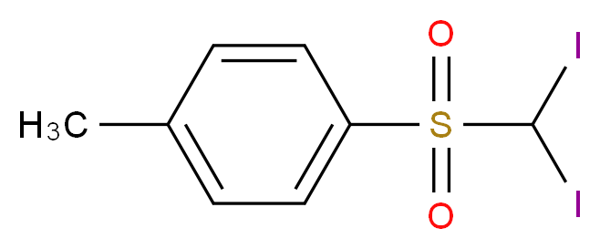 1-diiodomethanesulfonyl-4-methylbenzene_分子结构_CAS_20018-09-1